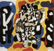 Fernard Leger The Diver in the yellow deep bottom oil on canvas